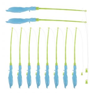Canne À Pêche Jouet Pour Enfants Jeu De Pêche Canne À Pêche Développement De La Motricité Éducative 10 Pièces - Neuf