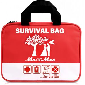 MAA-Cadeau d'argent de premiers secours pour 60e anniversaire Femme & Homme | Décoration et trousse de toilette | Tissu imperméable | Idéal pour les cadeaux d'argent | Idée cadeau amusante pour - Neuf