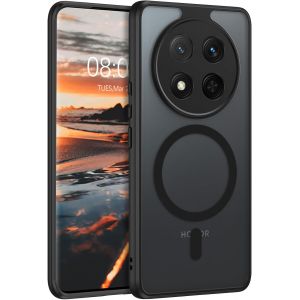 Kal-Coque Pour Honor Magic 7 Lite/X9c/X60 Pro Compatible Avec Magsafe, Magnétique Case Protection Antichoc Complète,Étui Translucide Anti Rayures Mince Housse Pour Honor Magic 7 Lite 6.78""-Noir - Neuf