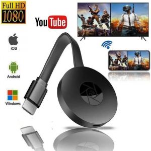 Tv Digital Hdmi Media Streamer Vid&eacute;o Pour Google Chromecast 2 Noir - Neuf