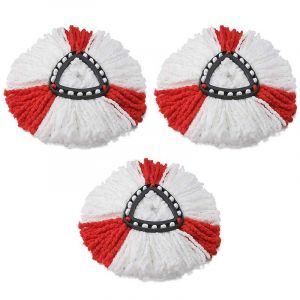 Lot de 3 recharges de balais compatibles Vileda Mop/Turbo compatible Vileda 2en1 Mop Turbo4 - Neuf