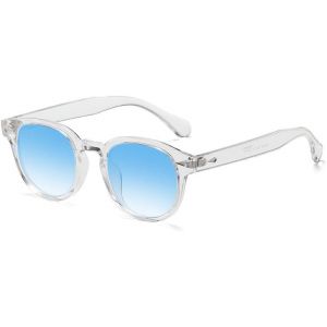 Shiba-Lunettes De Soleil Ovales Polarisées Pour Hommes Et Femmes, Verres Teintés De Style Rétro Rond De Capitaine De Pirate, Lunet[4 - Neuf