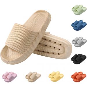 Kalanka-Unisex Claquette Hommes Femme Ete Pantoufles De Douche Sandales Homme Tongs Maison Chaussons De Bain Antidérapant Chaussures De Piscine Et Plage - Neuf