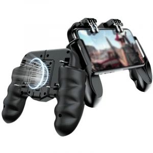 H9 6 Doigt Téléphone Portable Jeu Déclencheur Manette Manettes Contrôleur Avec Radiateur Objectif Tir L1r1 Bouton Clé Pubg Pour Ios Android-1pcs H9 - Neuf