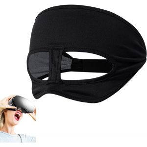 Masque Vr Pour Les Yeux Pour Oculus Quest 2,Bandeaux Anti-Transpiration Pour Visage Vr,Vr Face Cover Avec Sangle Élastique,Masques Respirants Et Lavables Pour Oculus Go Htc Vive Ps Vr (D)[Z690] - Neuf