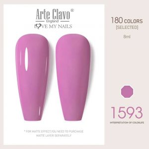 Arte Clavo 8ml Rouge Rose Couleur Tpo-Free Vernis À Ongles Gel Lak Tremper Les Ongles Paillettes Uv Hybride Gel Laque Base Supérieure Gel Vernis.1593. - Neuf