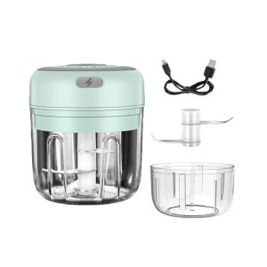 Mini Hachoir &Agrave; Ail &Eacute;lectrique Usb, Mixeur Alimentaire 100 Ml/250 Ml, Hachoir &Agrave; Viande Portable, Outil De Cuisine - Neuf