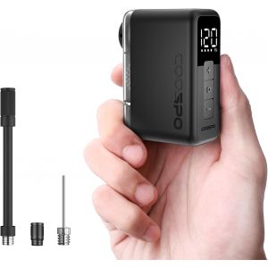 Subzonal-Coospo X1 Mini Pompe &Agrave; V&eacute;lo Avec Manom&egrave;tre, Max 120psi Rechargeable Wireless Auto-Stop Presta Schrader Valves For Electric Bike Mountain Bike - Neuf