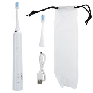 Hjlian Brosse A Dents A Ultrasons, Brosse A Dents Electrique Intelligente Avec Minuterie De 2 Minutes, Chargement Usb - Neuf