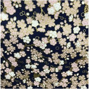 100 X 150 Cm Tissu En Coton De Style Japonais Vendu Au Mètre Multicolore Imprimé Tissu De Couture Avec Éventail De Fleurs Grue Volante Foulards Tissu En Coton Tissu De Matelassage Pour.[Y141] - Neuf