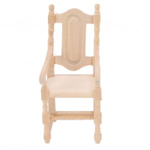 Chaise de maison de poupee en bois 1:12, chaise miniature legere et portable pour les amateurs de poupees - Neuf