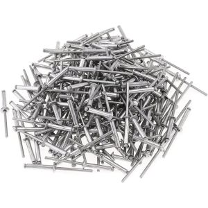 Lot de rivets en aluminium rivets aveugles pour riveteuse 3.2 4 4.8 mm (4,8 x 16 mm,56,pièce) - Neuf