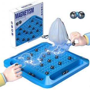 Jeu D'échecs Magnétique Pour La Famille, Jeu Magnétique Avec Pierres, Développement Du Cerveau, Stratégie, Jeu D'échecs, Jouet De Bureau - Neuf
