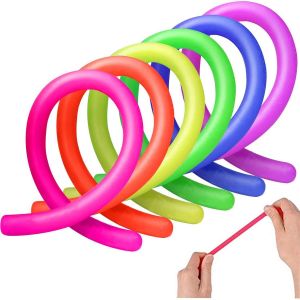KAL-Jouets Elastiques Ssnsibles Colorés Aide À Réduire Le Fidgeting En Raison Du Stress Et De L'Anxiété Pour Add, Adhd, Autism (12 Pack) - Neuf