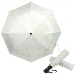 Parapluie Pliable, Parapluie Anti UV Anti Retournement R&eacute;sistant au Vent Pliable en Caoutchouc Parasols Ensoleill&eacute; Compact pour Diverses Activit&eacute;s de Plein Air - Neuf