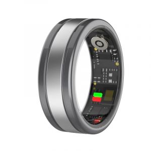 Bague Connect&eacute;e Or Suivi Sant&eacute; Sport &Eacute;tanche Bluetooth Longue Autonomie Noir YONIS - Neuf