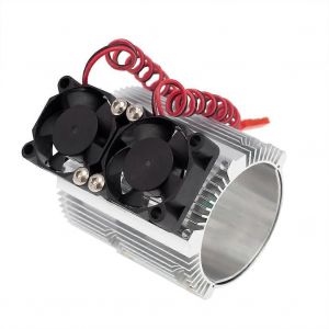 Radiateur de moteur de voiture RC 41-43mm pour moteur 1:8 Traxxas SUMMIT,argent - Neuf
