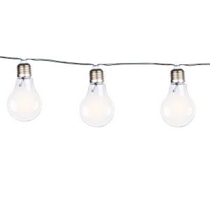 Guirlande Lumineuse Solaire Grundig 4.7m - &Eacute;clairage De Jardin Solaire Led - 10 Ampoules Led - Neuf