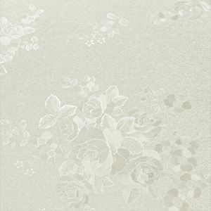KALANKA-Papier Peint Ivoire Blanc Textur&eacute; Papier Peint Adhesif Fleur Gaufr&eacute; Papiers Peints Beige Cr&egrave;me Motif Adhesif pour Meuble Vintage Stickers Meubles Deco Chambre Armoire Salon 40cm&times;300cm - Neuf
