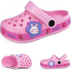 Kalanka-Sabots Mules Enfant Pantoufles Été Respirant Chaussures De Jardin Fille Garçon Dinosaure Sandales De Plage Maison Antidérapant Chaussons - Neuf