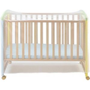Moustiquaire Lit Bebe Universel,135 * 60 * 90cm,Respirant Moustiquaire Lit Parapluie,Stable Moustiquaire À Mailles Denses De Berceau,Accès Facile (Blanc) - Neuf