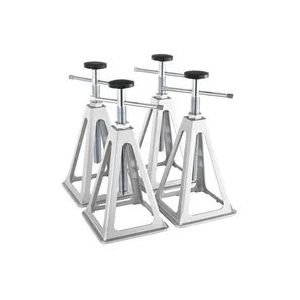 Lot de 4 Cric Stabilisateur RV 6000 lb Cric de Nivellement Camping-Car Support &agrave; Vis en Aluminium - Neuf