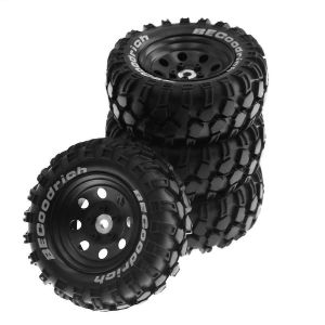 Pneu pour 1/10 RC Crawler TRX4 SCX10 D90 4103 90046 FR4 FMS NT4-Black - Neuf