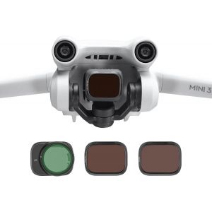 Mini 3/Mini 3 Pro Nd Filtre, Ensembles De Filtres D'objectif De Caméra Compatibles Avec Les Accessoires De Drone Dji Mini 3/Mini 3 Pro, Pack De 3 (Cpl Nd8 Nd16)[Cli1517] - Neuf