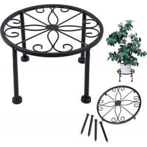 Support pour Plantes en Pot,Étagère à Plantes Étagère de Jardin,Support pour pot de fleurs,Supports de Pot de Fleurs en Fer Forgé pour l'intérieur,Étagère Plantes Intérieur ou Extérieur Porte - Neuf
