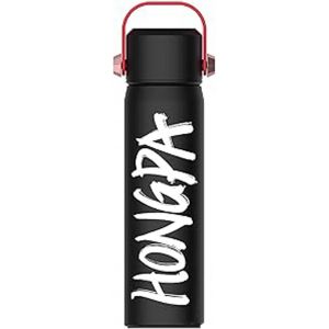 Bouteille Isotherme Acier Inoxydable 18/10, 500 Ml Gourde Inox En Double Paroi Isolée Sous Vide Pour Sport, Randonnée, École, 12 Heures De Chaudes Et 24 Heures De Boissons Froides (Black) - Neuf