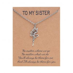 Papillon Scintillant Pendentif Collier Cha&icirc;ne Punk Hip-Hop Unique Pendentif Bijoux - Neuf