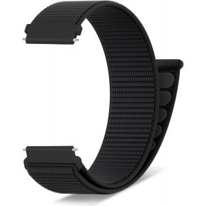 Kal-Bracelet De Montre En Nylon Fabric - 16 Mm, 18 Mm, 19 Mm, 20 Mm, 22 Mm - Fermeture Rapide - Réglable - Respirant - Pour Homme Et Femme - Neuf