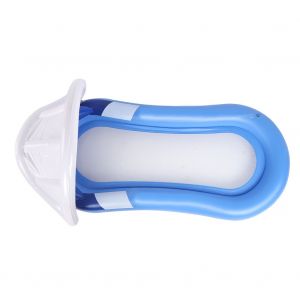 Hamac Gonflable Flottant Pliable En Pvc Pour L'exterieur (Bleu) - Neuf