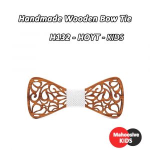 Mahoosive N?Uds Papillon En Bois À Fleurs Pour Hommes Noeud Papillon Creux Papillons Costume De Mariage Noeud Papillon En Bois Chemise Krawatte N?Uds Papillon Cravate Mince - Neuf