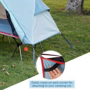 Tente De Camping Pour 1 Personne, LéGèRe, RéSistante à L'eau, Pour Camping En Plein Air, RandonnéE, Voyage - Neuf