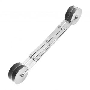 Rouleau A Patisserie, Roulette A Pizza, Roulette A Raviolis Reglable, Coupe-Pate Pour La Cuisson, 3 Disques. - Neuf