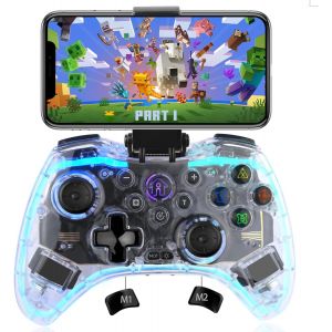 Mfi Rgb Manette De Jeu Mobile Sans Fil Avec Fonction Turbo Pour Ios/Android/Pc,Pour Iphone 13/12Pro Max,Samsung,Nokia,Oppo,Google,Direct Play - Neuf