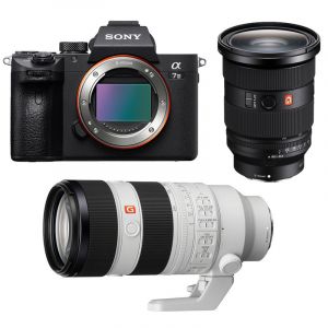SONY ALPHA 7 III + FE 24-70 f/2.8 GM II + FE 70-200mm f/2.8 GM II Garanti 3 ans - Neuf