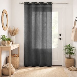 Voilage En &Eacute;tamine Unie Et Fils Lurex - Neuf