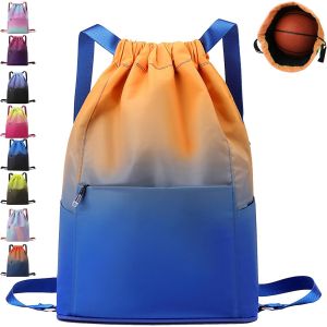 TIANYI-Sac à Dos de Sport Imperméable, Sac à Dos Cordon Grand, Sac de Sport, Homme Femme Sac a Dos pour Shopping Yoga Sport Voyage - Neuf