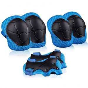 Ensemble De Protections 3 En 1 Pour Enfants?: Genouilleres, Coudieres, Protege-Poignets, Reglables, Pour Skateboard, Velo, Trottinette - Neuf