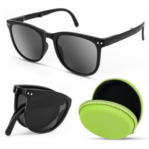 Lunettes De Soleil Polarisées Pour Homme Et Femme - Lunettes De Soleil Pour L'extérieur - Unisexe - Rétro - Noir - Uv400 - Lunettes De Sport Et De Randonnée, Noir - Neuf