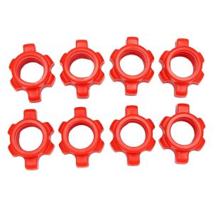 8pcs Écrou D'haltère,Écrou De Tige D'haltère,Colliers Pour Barres D'haltères Accessoires De Sport D'entraînement - Neuf