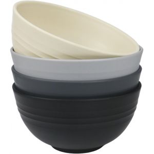 Bol &Agrave; C&eacute;r&eacute;ales Et Soupe,Incassable Et L&eacute;ger,Bol En Plastique Pour Le Riz,Les Salades Et Les P&acirc;tes - Neuf