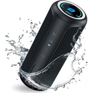 Enceinte Bluetooth - Son Fantastique 40 W - Protection Ipx6 Contre L'Eau - Bo&icirc;tier Bluetooth 5.0 - Double Appariement - Basses Intenses - Fonction Batterie Externe - Soundbox Pour La Maison[Z341] - Neuf
