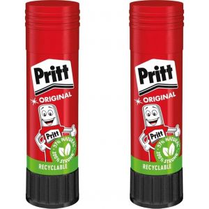 B&acirc;ton De Colle, Colle S&ucirc;re Et Adapt&eacute;e Aux Enfants Pour L'art Et Le Bricolage, Colle Forte Pour L'&eacute;cole & Le Bureau, 1x 22 G De B&acirc;ton (Lot De 2) - Neuf