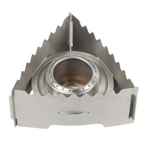 Mini R&eacute;chaud &Agrave; Alcool En Acier Inoxydable Avec Support De Support De R&eacute;chaud De R&eacute;chaud - Neuf