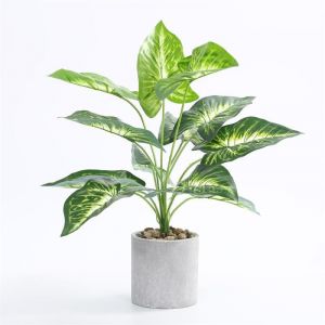 1 paquet de fausses plantes artificielles en pot pour le bureau - Neuf