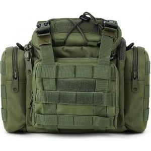 Neufu Large Camo Carpe Brochet Pêche Sac Fourre-Tout Siège Boîte Sac À Dos Fishing Box Vert - Neuf