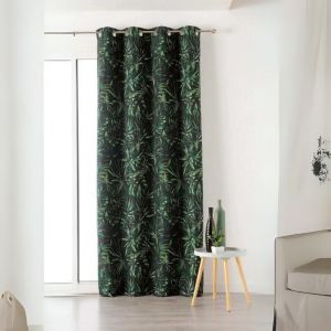Rideau Impression "Feuillage Intense - Neuf